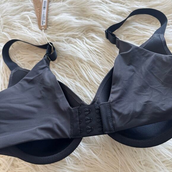 Skims Smoothing Intimates Full Coverage Lightly Lined Bra Onyx Size 34D - Picture 7 of 8